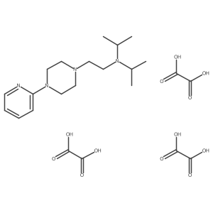 N,N-Diisopropyl-4-(2-pyridinyl)-1-piperazineethanamine oxalate Structure