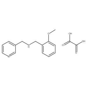 N-(2-Methoxybenzyl)-1-(pyridin-3-yl)methanamine oxalate结构式