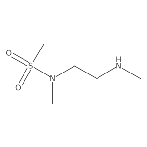 N-methyl-N-[2-(methylamino)ethyl]methanesulfonamide Structure