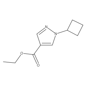 ethyl 1-cyclobutyl-1H-pyrazole-4-carboxylate Structure