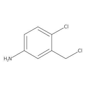 4-Chloro-3-(chloromethyl)aniline Structure