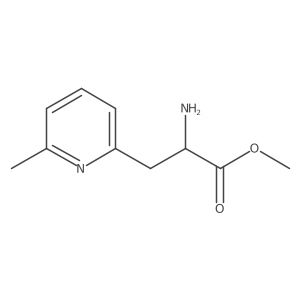 Methyl 2-amino-3-(6-methylpyridin-2-yl)propanoate结构式