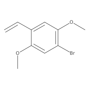1-Bromo-2,5-dimethoxy-4-vinylbenzene Structure
