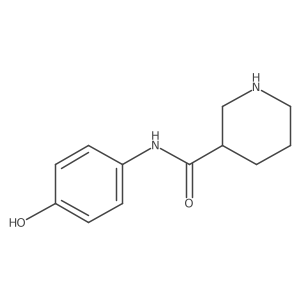 N-(4-hydroxyphenyl)piperidine-3-carboxamide结构式