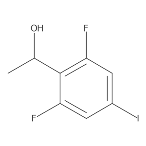 1-(2,6-Difluoro-4-iodo-phenyl)-ethanol结构式
