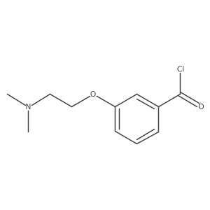 CN(C)CCOc1cccc(C(=O)Cl)c1结构式