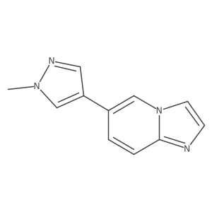 6-(1-methyl-1H-pyrazol-4-yl)imidazo[1,2-a]pyridine Structure