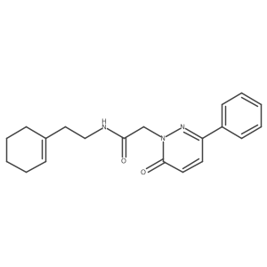N-[2-(1-cyclohexen-1-yl)ethyl]-2-(6-oxo-3-phenyl-1(6H)-pyridazinyl)acetamide结构式