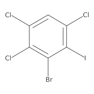 2-Bromo-3,4-6-trichloroiodobenzene结构式