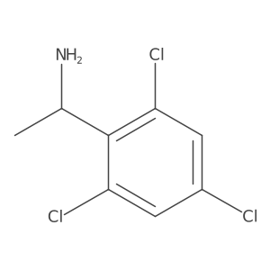 (1S)-1-(2,4,6-trichlorophenyl)ethan-1-amine Structure