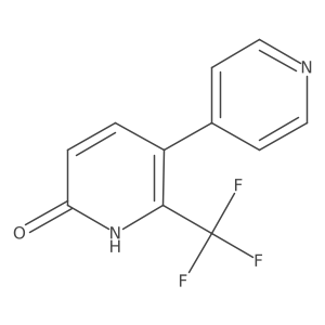 5-(Pyridin-4-yl)-6-(trifluoromethyl)pyridin-2-ol Structure