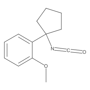 1-(1-Isocyanatocyclopentyl)-2-methoxybenzene结构式