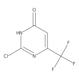 2-Chloro-6-(trifluoromethyl)pyrimidin-4-ol Structure