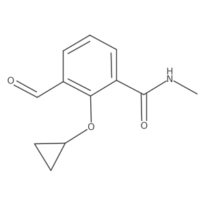 2-Cyclopropoxy-3-formyl-N-methylbenzamide Structure