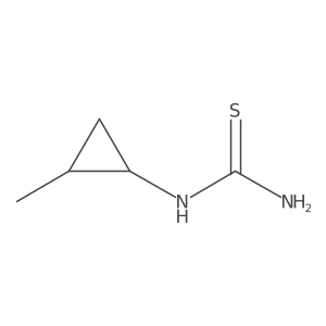 (2-Methylcyclopropyl)thiourea Structure