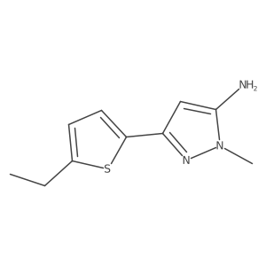 3-(5-ethylthiophen-2-yl)-1-methyl-1H-pyrazol-5-amine Structure