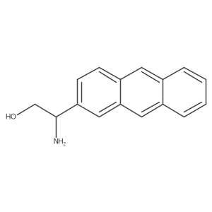 2-Amino-2-(2-anthryl)ethan-1-OL Structure