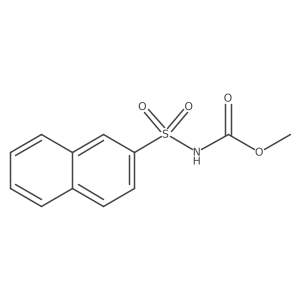 methyl N-naphthalen-2-ylsulfonylcarbamate Structure