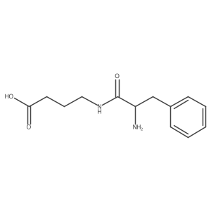 4-(2-Amino-3-phenylpropanamido)butanoic acid Structure