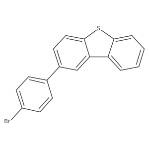 2-(4-Bromophenyl)dibenzothiophene结构式