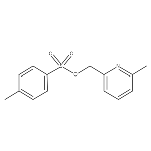 (6-Methylpyridin-2-yl)methyl 4-methylbenzene-1-sulfonate结构式