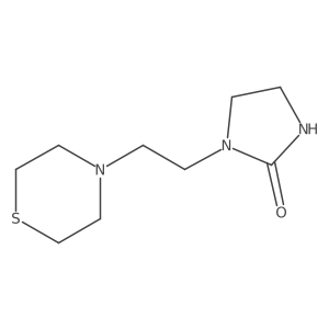 1-[2-(Thiomorpholin-4-yl)ethyl]imidazolidin-2-one结构式