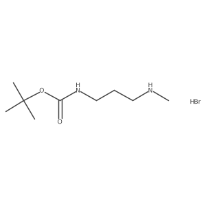 tert-butyl N-[3-(methylamino)propyl]carbamate hydrobromide Structure