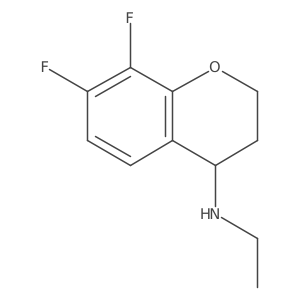 N-ethyl-7,8-difluorochroman-4-amine Structure