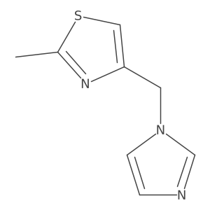 4-[(1H-imidazol-1-yl)methyl]-2-methyl-1,3-thiazole结构式