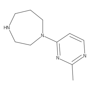1-(2-Methylpyrimidin-4-yl)-1,4-diazepane Structure