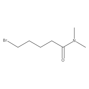 5-Bromo-n,n-dimethyl-pentanamide结构式