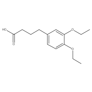 4-(3,4-Diethoxyphenyl)butanoic acid结构式