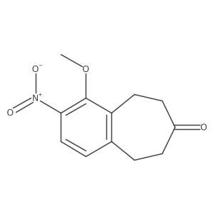1-Methoxy-2-nitro-8,9-dihydro-5H-benzo[7]annulen-7(6H)-one结构式