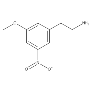 2-(3-Methoxy-5-nitrophenyl)ethanamine结构式