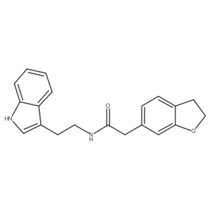 2-(2,3-dihydro-1-benzofuran-6-yl)-N-[2-(1H-indol-3-yl)ethyl]acetamide Structure