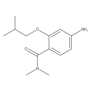 4-amino-N,N-dimethyl-2-(2-methylpropoxy)benzamide Structure