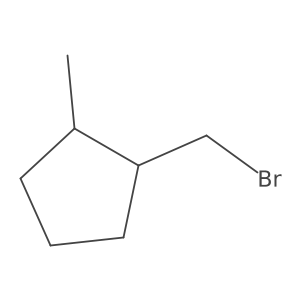 (1R,2R)-1-(Bromomethyl)-2-methylcyclopentane Structure
