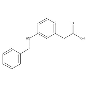 N-benzyl-3-carboxymethylaniline Structure