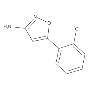 5-(2-Chlorophenyl)-1,2-oxazol-3-amine结构式