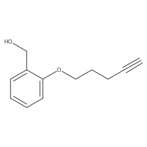 2-(Pent-4-ynyloxy)phenylmethanol Structure