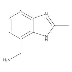(2-Methyl-3H-imidazo[4,5-b]pyridin-7-yl)methanamine结构式