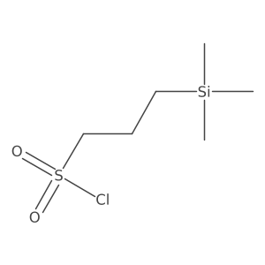 3-(Trimethylsilyl)propane-1-sulfonyl chloride Structure