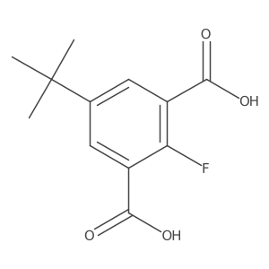 5-(tert-Butyl)-2-fluoroisophthalic acid结构式