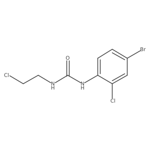 N-(4-Bromo-2-chlorophenyl)-N'-(2-chloroethyl)urea Structure