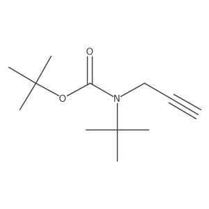 tert-butyl N-tert-butyl-N-(prop-2-yn-1-yl)carbamate结构式
