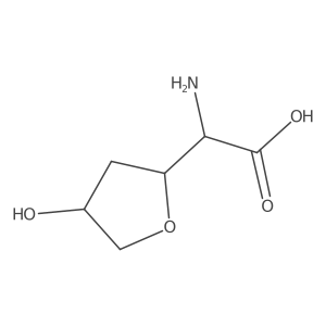 2-Amino-3,6-anhydro-2,4-dideoxy-L-arabino-hexonic acid Structure