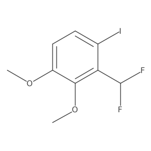 2-(Difluoromethyl)-1-iodo-3,4-dimethoxybenzene结构式