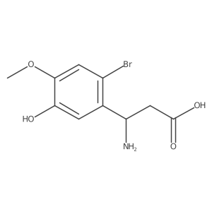 Benzenepropanoic acid, I(2)-amino-2-bromo-5-hydroxy-4-methoxy-结构式