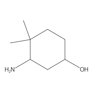 3-Amino-4,4-dimethylcyclohexan-1-ol Structure