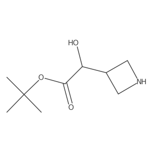 Boc-Azetidin-3-ylmethanol结构式